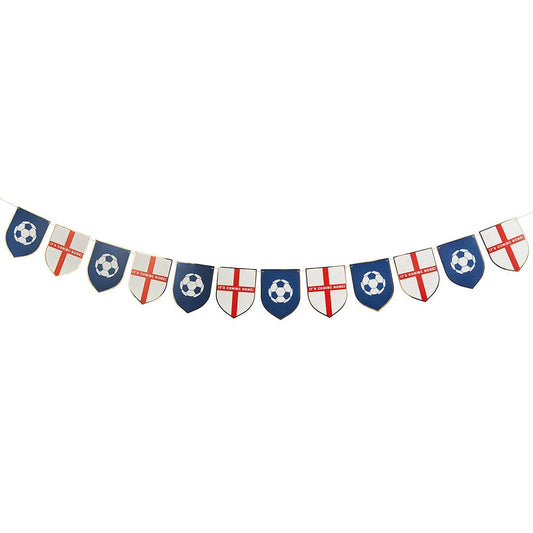 Come on England Flag Bunting 2.5m - World Cup 2026