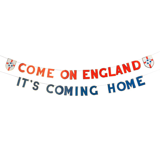 Come on England Card Banner 2.5m - World Cup 2026