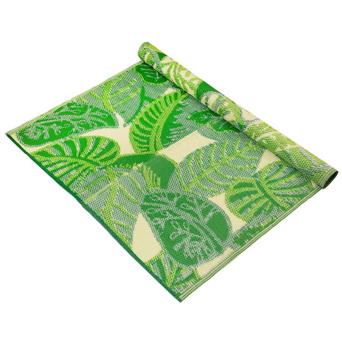 Tropical Leaf Outdoor Rug By Talking Tables