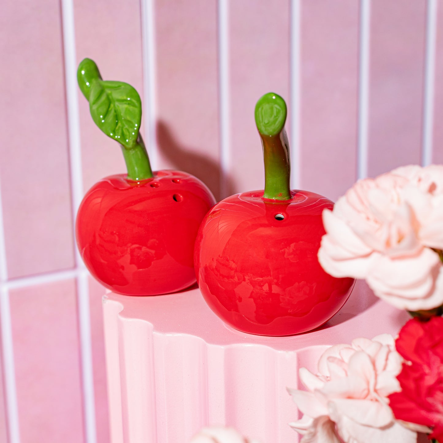 Cherry Salt & Pepper Shakers By Sass & Belle