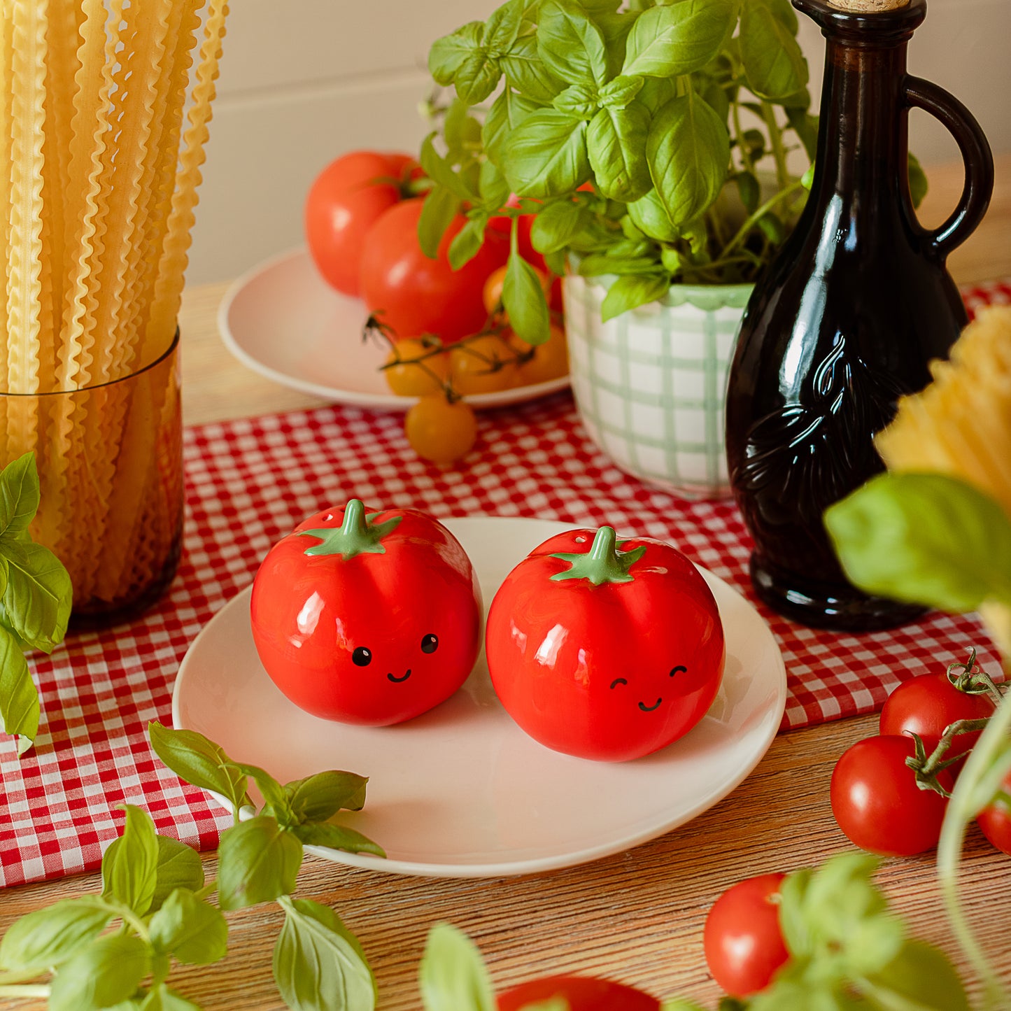 Tomato Salt & Pepper Shakers By Sass & Belle