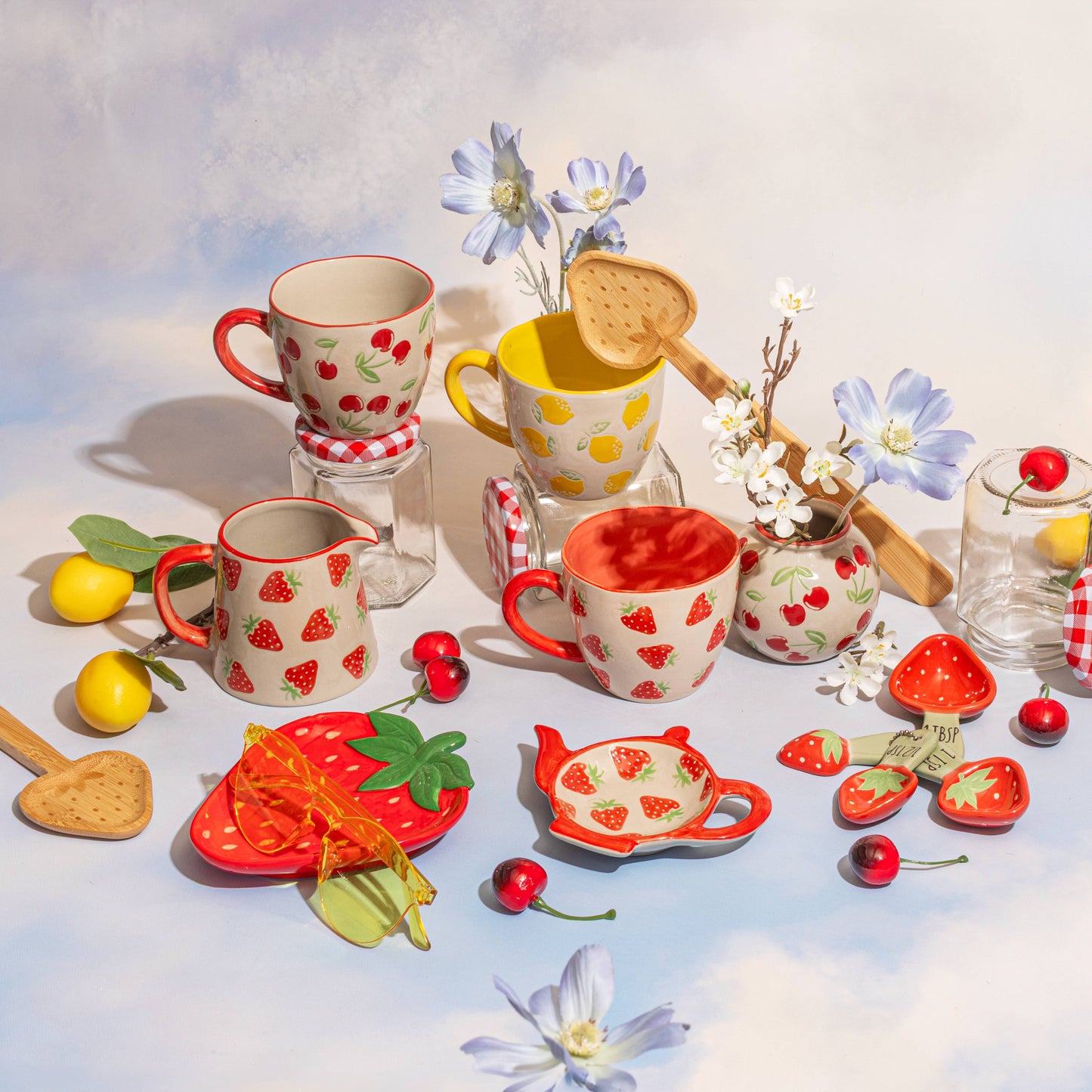 Strawberry Measuring Spoons By Sass & Belle