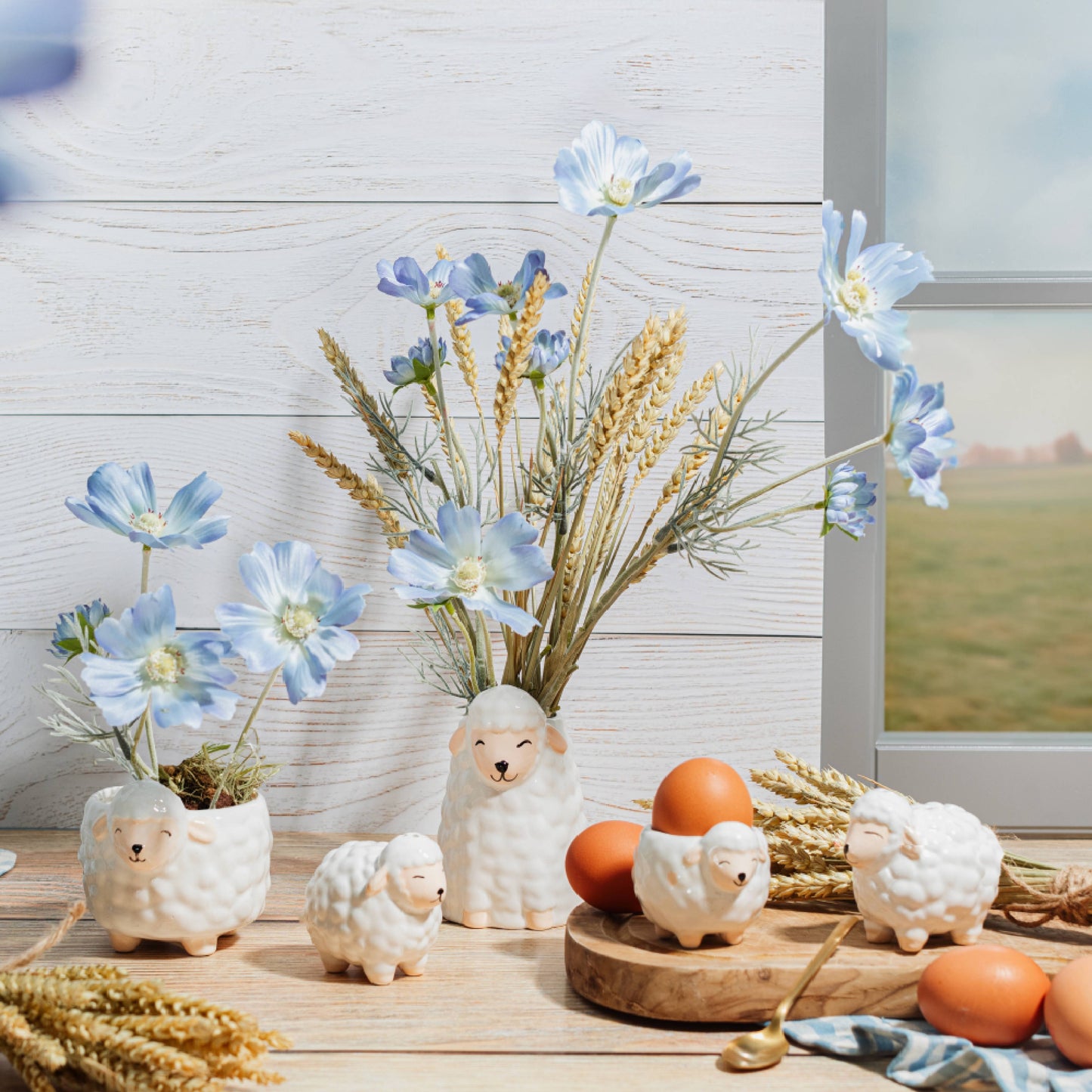 Sheep Salt & Pepper Shakers By Sass & Belle