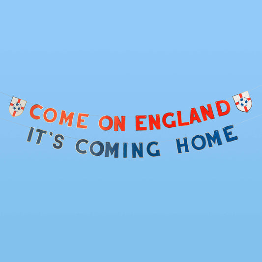 Come on England Card Banner 2.5m - World Cup 2026