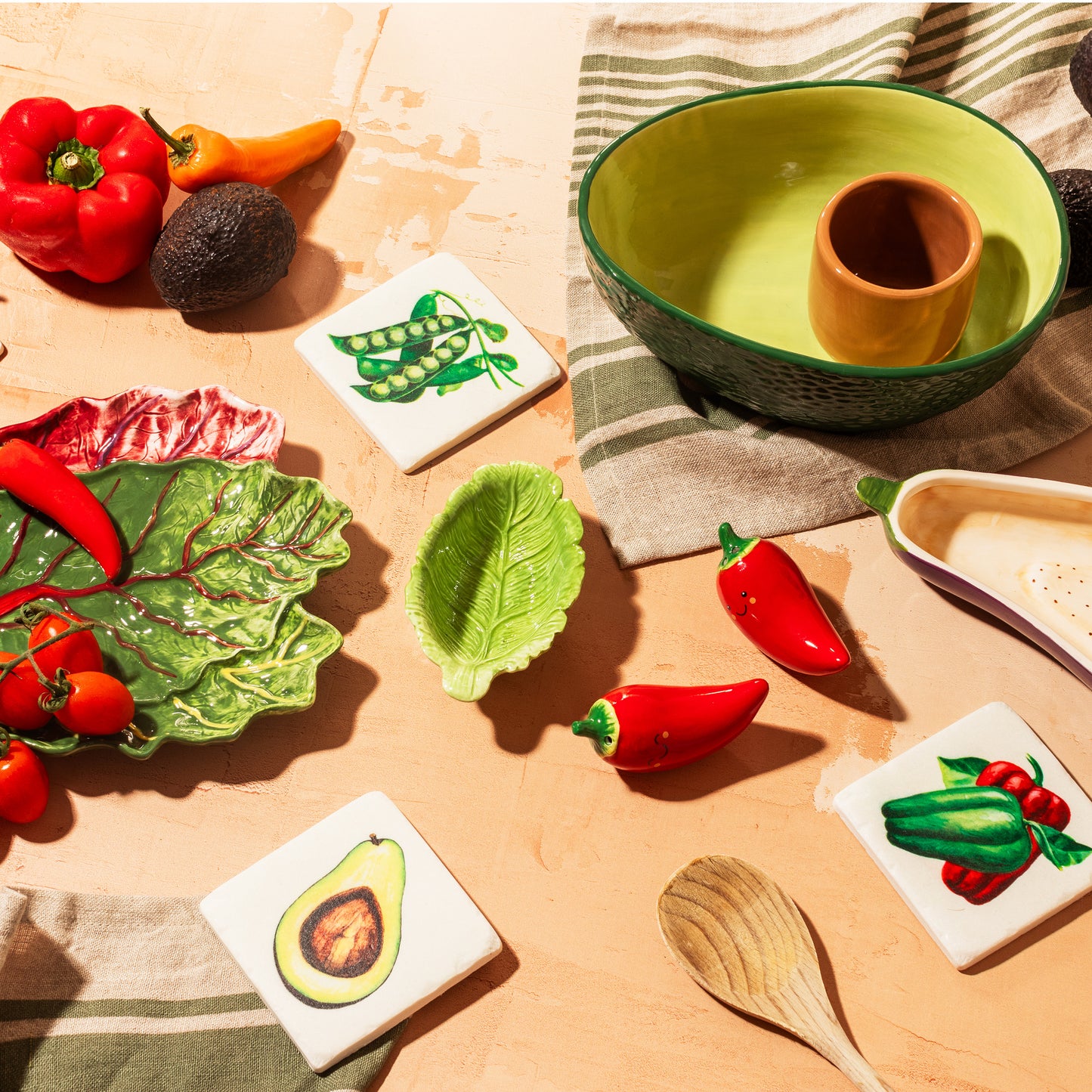 Chilli Salt & Pepper Shakers By Sass & Belle