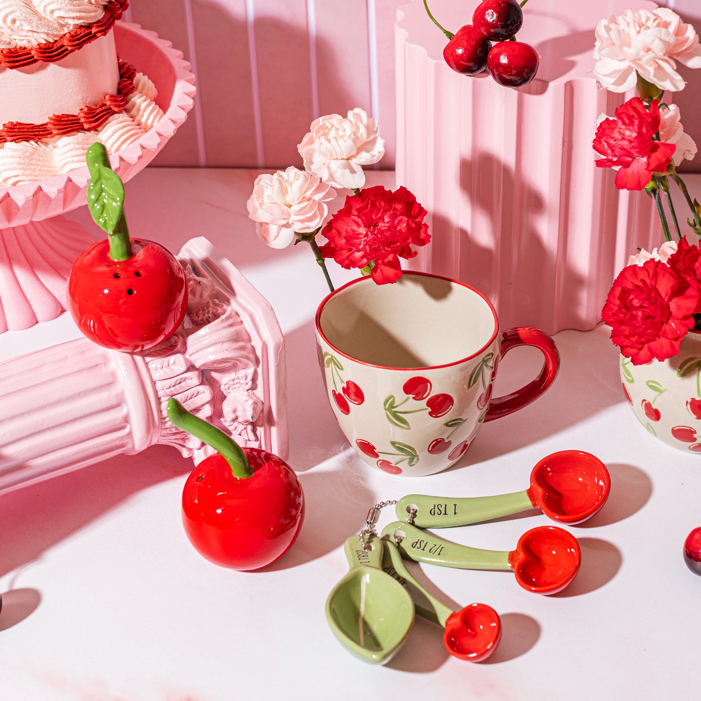 Cherry Measuring Spoons By Sass & Belle