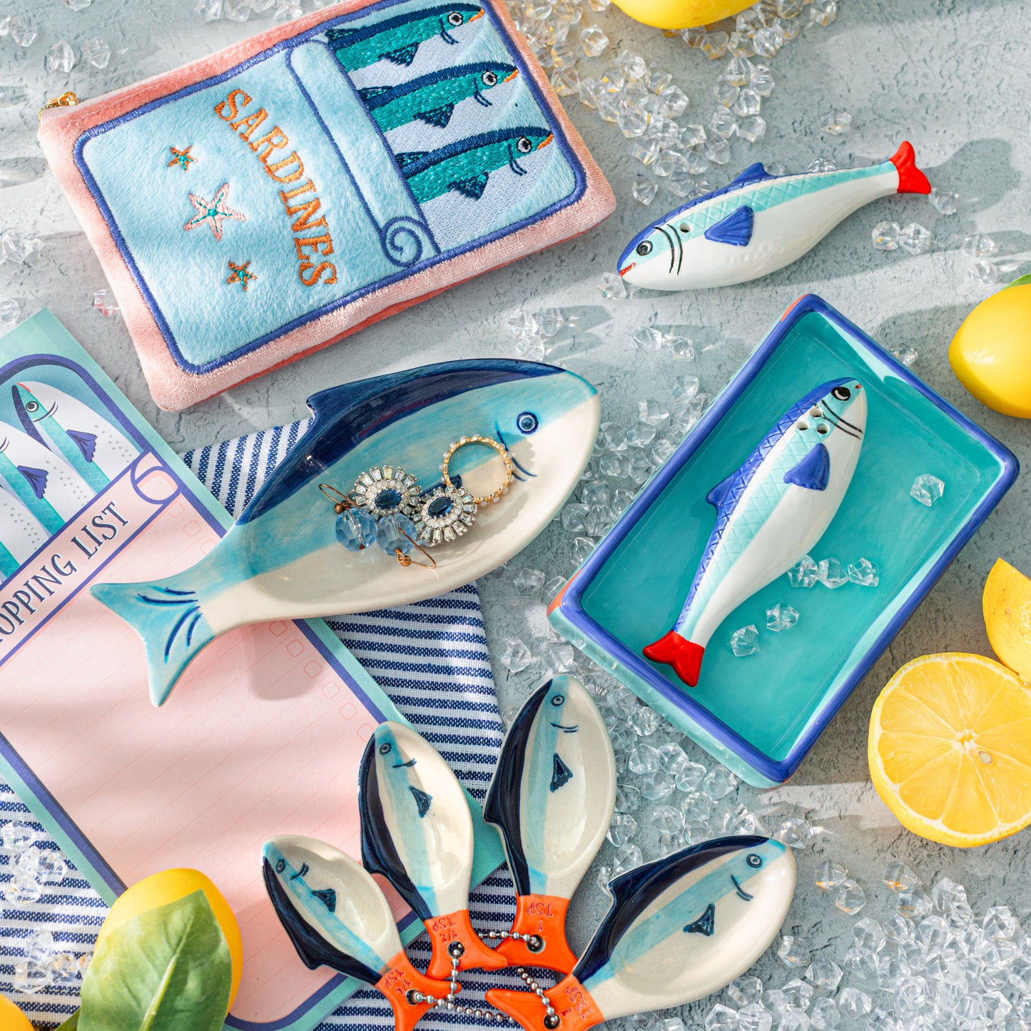 Sardines Measuring Spoons By Sass & Belle