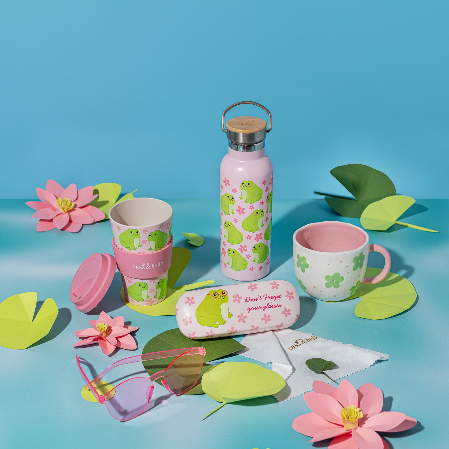 Frog Travel Coffee Cup By Sass & Belle