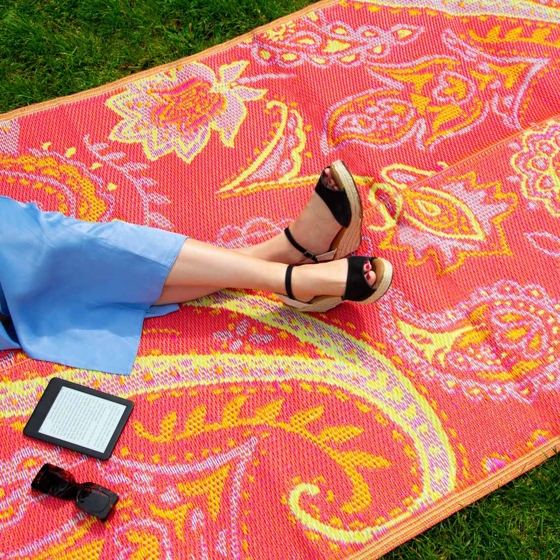 Paisley Outdoor Rug By Talking Tables