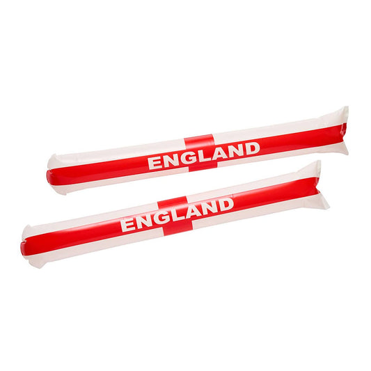 Come on England Inflatable Sticks - Pack of 2 - World Cup 2026