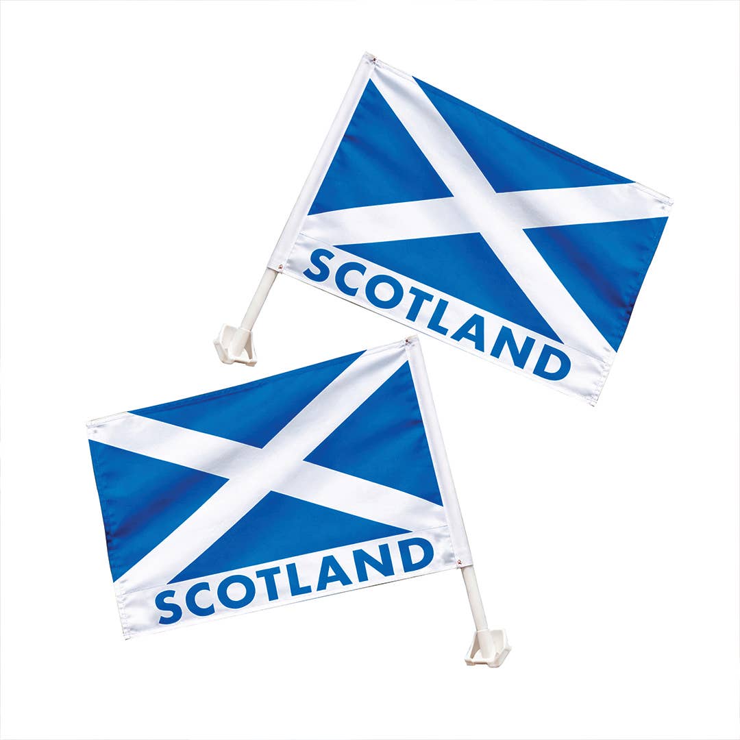 Scotland Car Window Flags - Pack of 2 - World Cup 2026