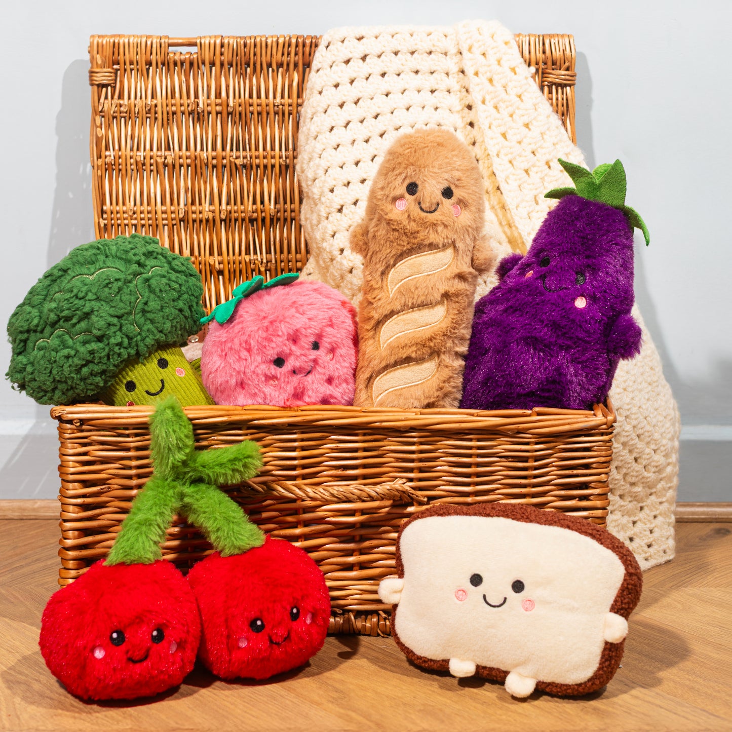 Aubergine Soft Toy Plushie By Sass & Belle