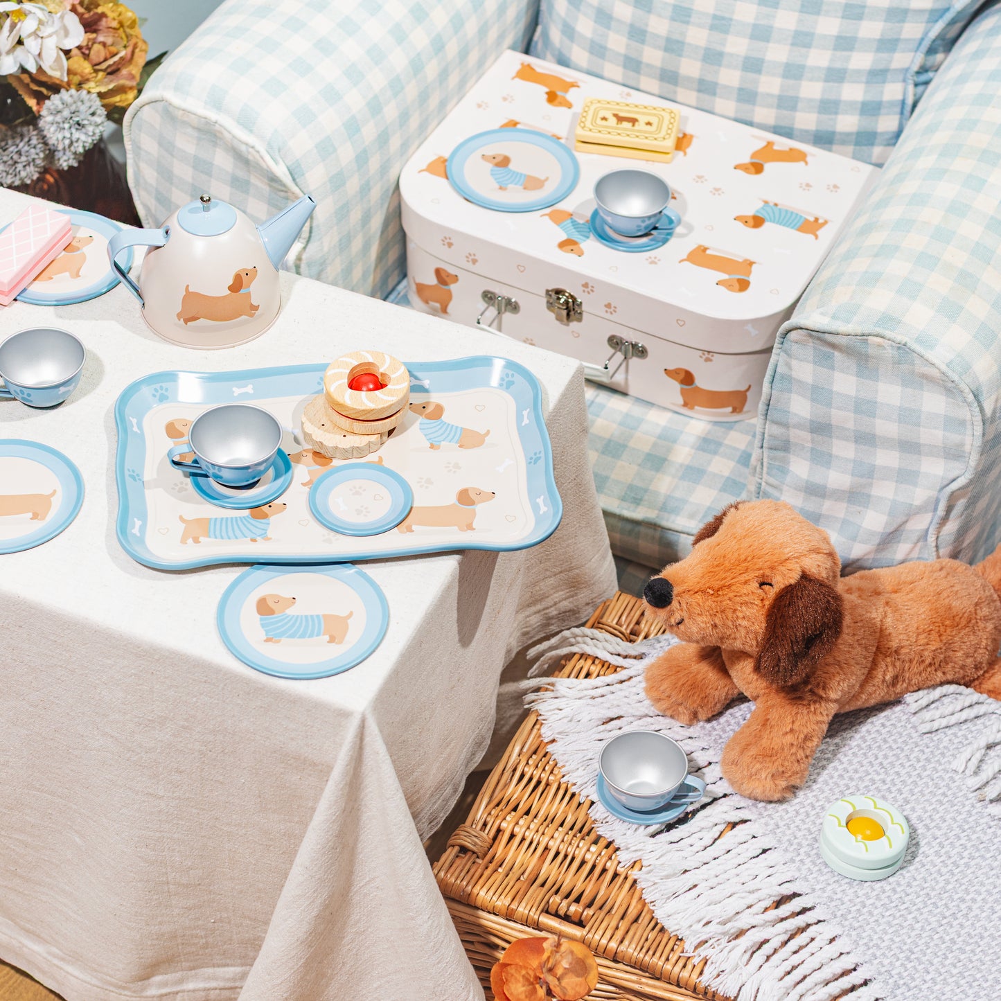 Sausage Dog Soft Toy Plushie By Sass & Belle