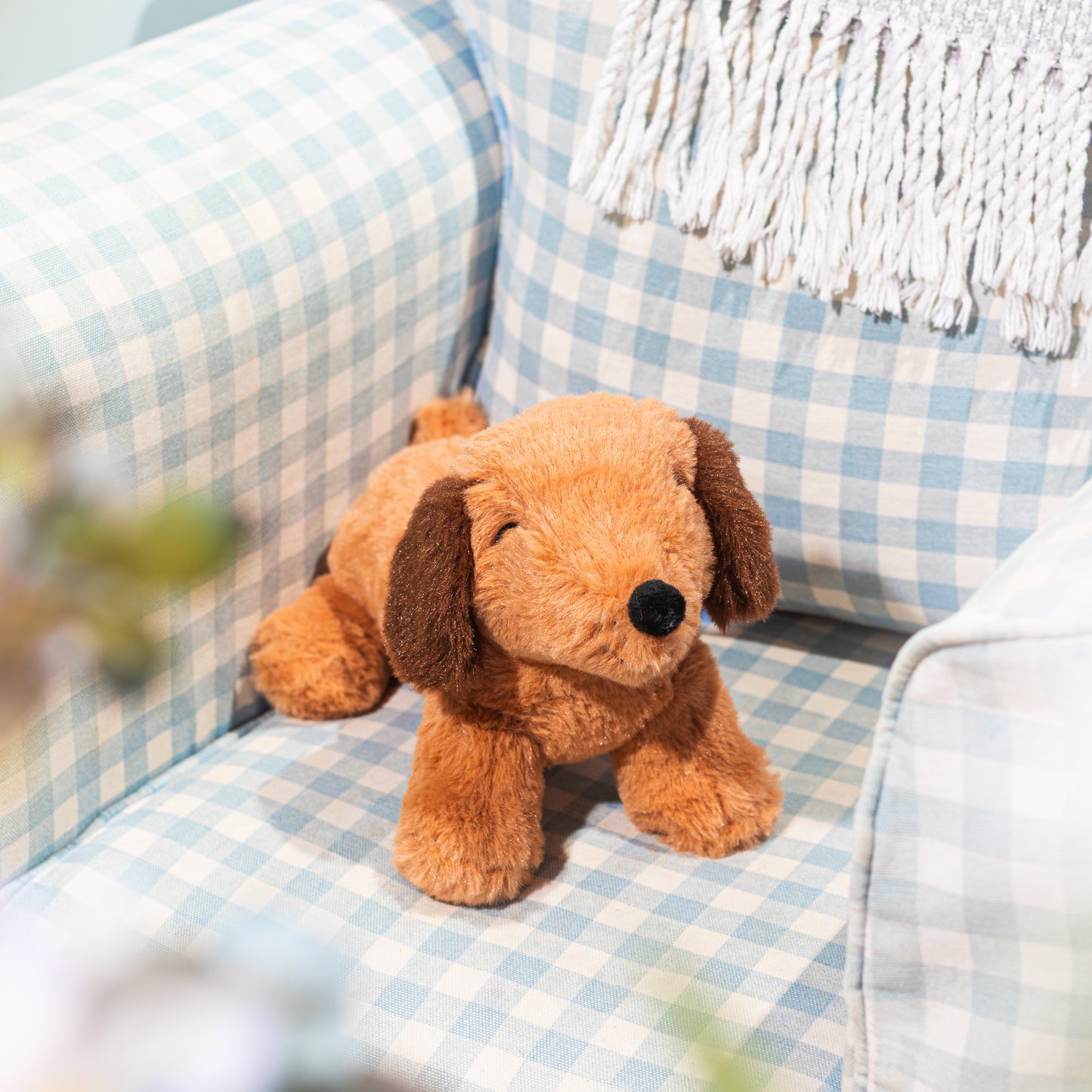 Sausage Dog Soft Toy Plushie By Sass & Belle