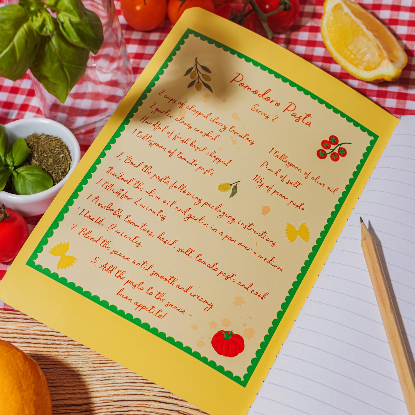 Mediterranean A5 Notebook By Sass & Belle