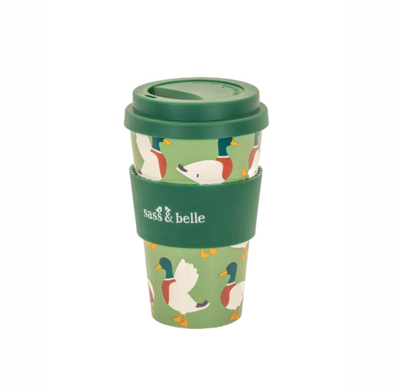 Mallard Duck Travel Coffee Cup By Sass & Belle