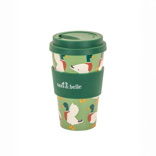Mallard Duck Travel Coffee Cup By Sass & Belle