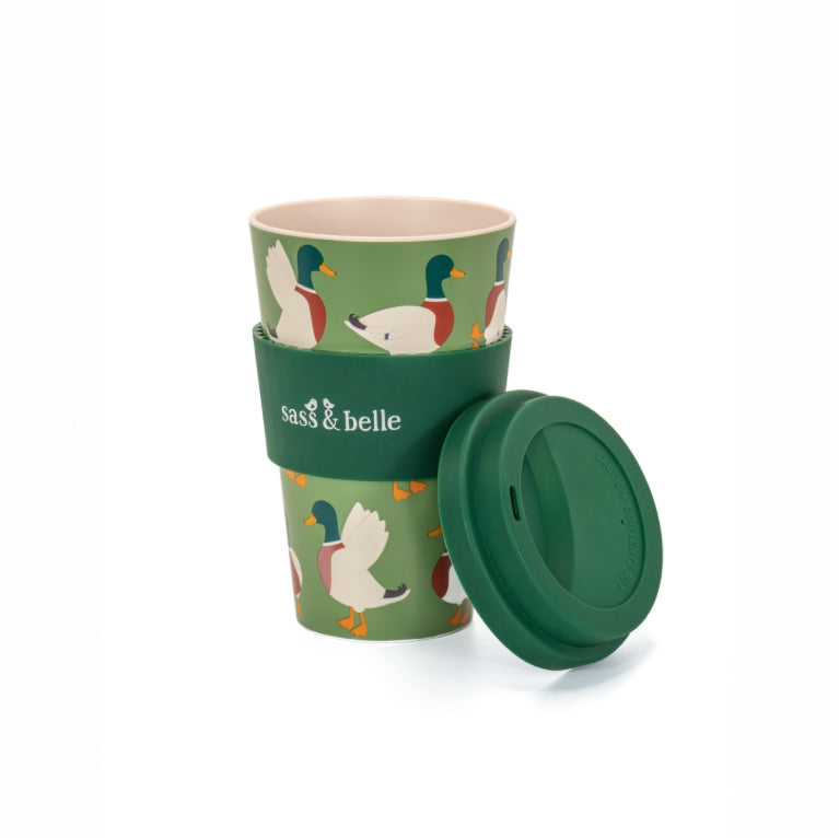 Mallard Duck Travel Coffee Cup By Sass & Belle