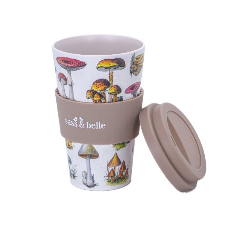 Vintage Mushroom Travel Coffee Cup By Sass & Belle