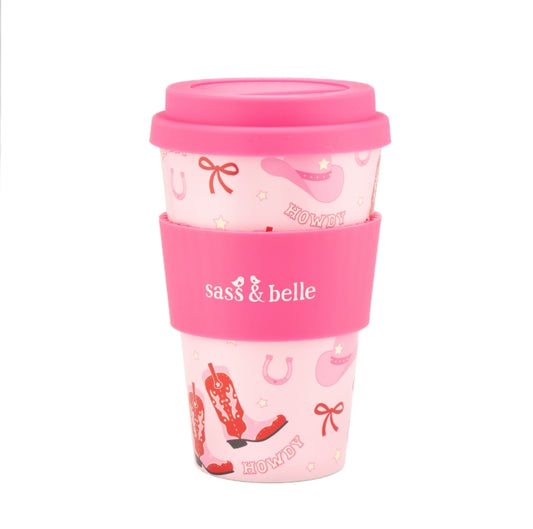 Cowboy Travel Coffee Cup By Sass & Belle