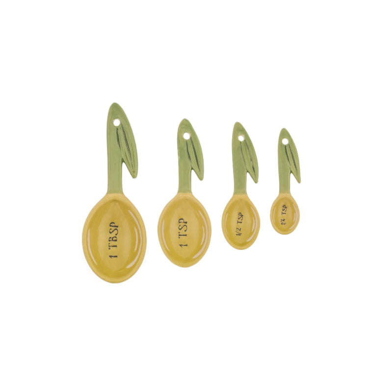 Olive Measuring Spoons By Sass & Belle