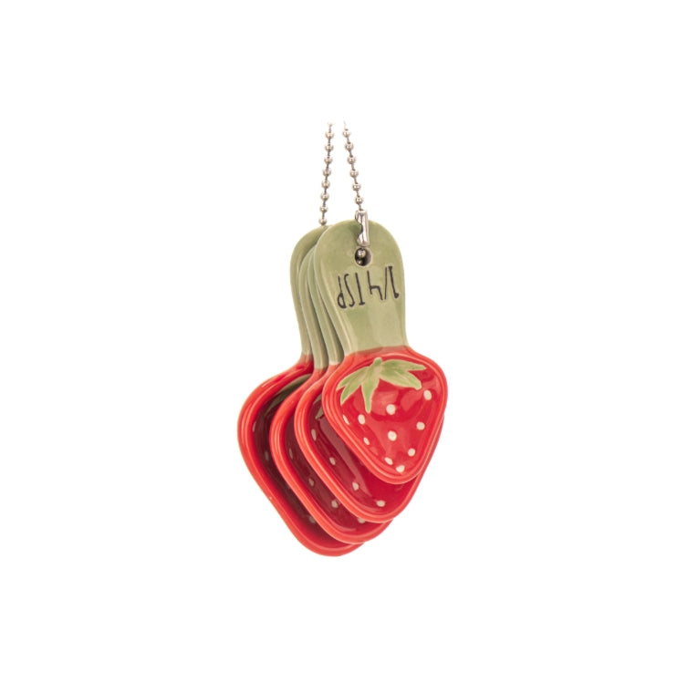 Strawberry Measuring Spoons By Sass & Belle