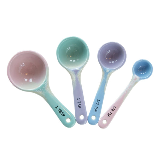Pastel Ombre Measuring Spoons By Sass & Belle