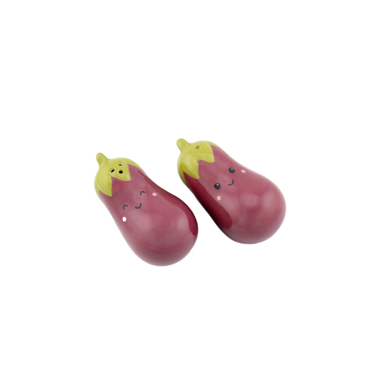 Aubergine Salt & Pepper Shakers By Sass & Belle