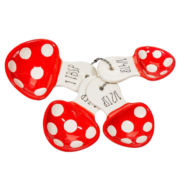 Mushroom Measuring Spoons By Sass & Belle