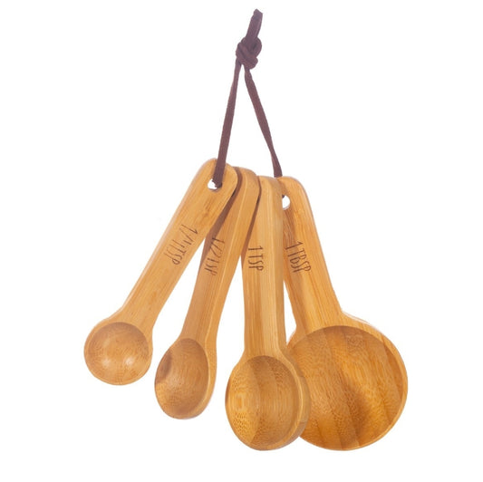 Bamboo Measuring Spoons By Sass & Belle
