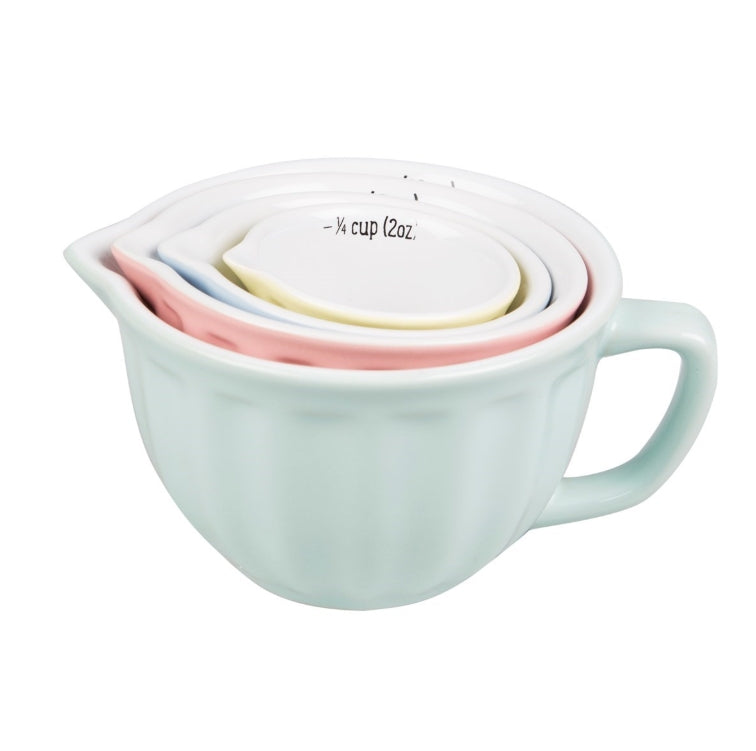 Retro Pastel Measuring Cups By Sass & Belle