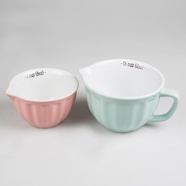 Retro Pastel Measuring Cups By Sass & Belle