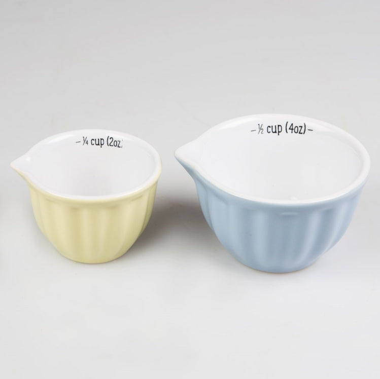 Retro Pastel Measuring Cups By Sass & Belle
