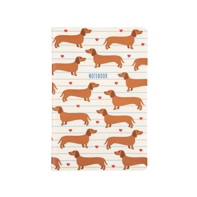 Sausage Dog A5 Notebook By Sass & Belle