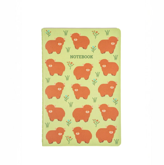Highland Cow A5 Notebook By Sass & Belle