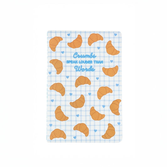 Croissant A5 Notebook By Sass & Belle