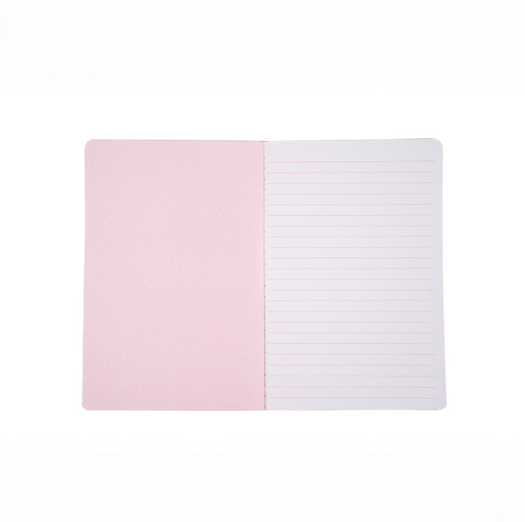 Pink Bow A5 Notebook By Sass & Belle