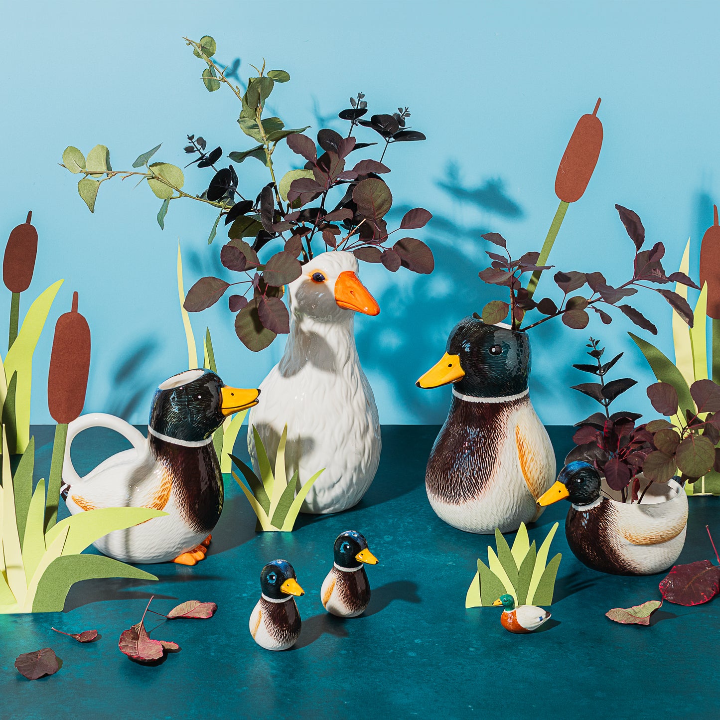 Mallard Duck Salt & Pepper Shakers By Sass & Belle