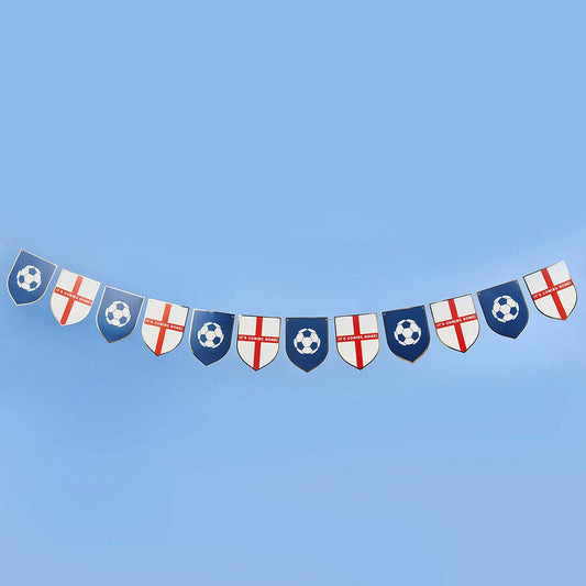 Come on England Flag Bunting 2.5m - World Cup 2026